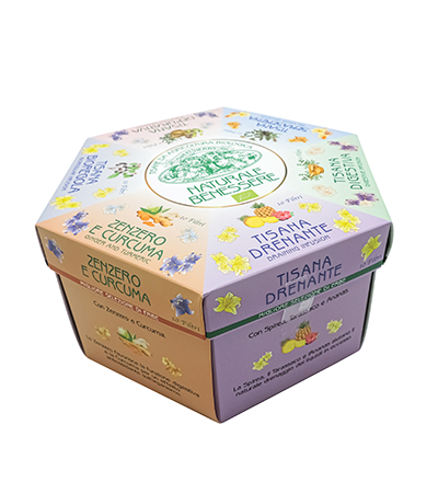 6 flavours gift box 60 tea bags &quot;Benessere BIO Infusion&quot;