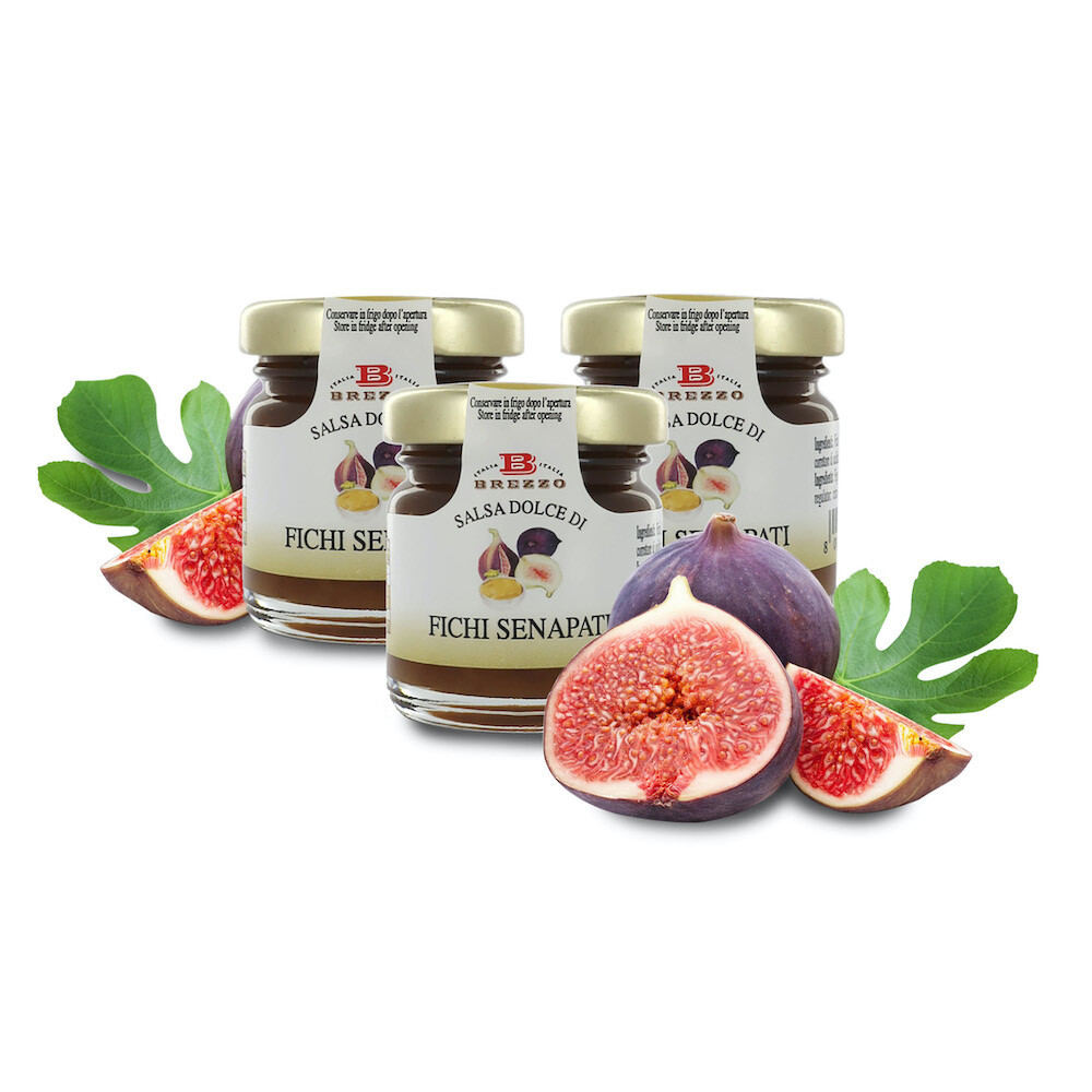 Fig jam with mustard for cheese 40 gr.