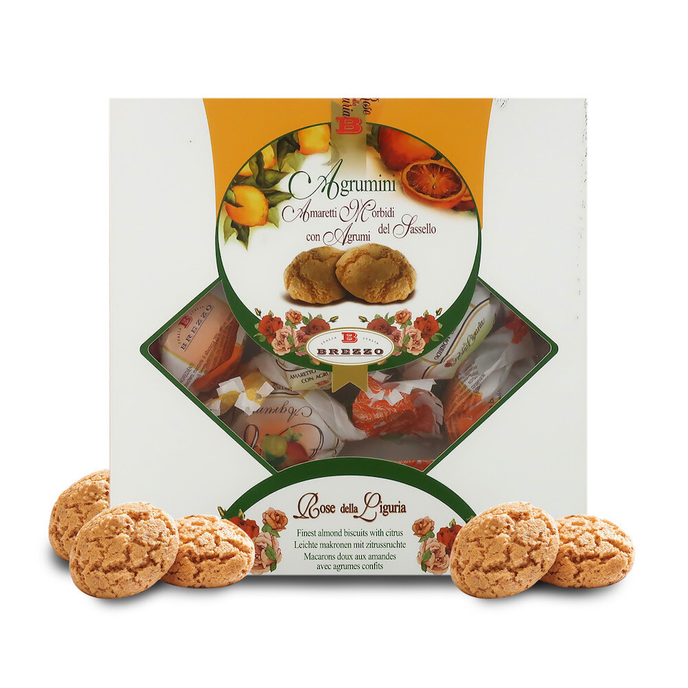 Soft almond amaretti with citrus fruits from Sasello 200 g