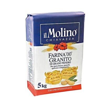 Wheat flour "00" for pasta, gnocchi preparation - Granito - 5 kg