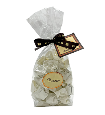 White chocolate truffles sweets 150 gr.