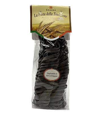 Pasta Tagliatelle with squid ink 250gr.