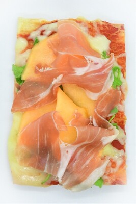 With Parma ham and Gorgonzola cheese