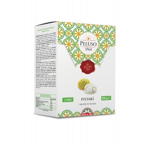Soft handmade almond and pistachio biscuits &quot;Pistakì&quot; 250 gr.