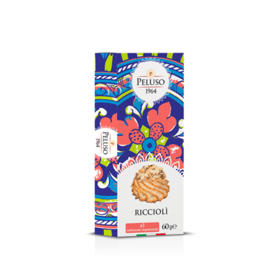Soft handmade almond biscuits "Riccioli" 60 gr.