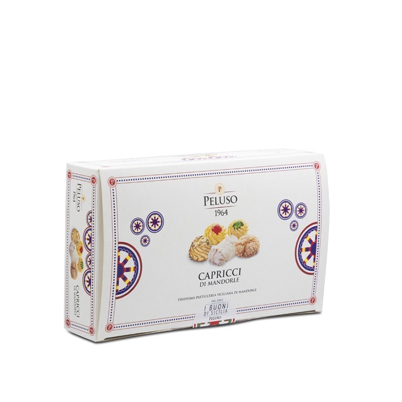 Handmade almond biscuits, assorted &quot;Capricci&quot; 400 gr.