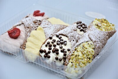 4 Cannoli L size set (assorted)