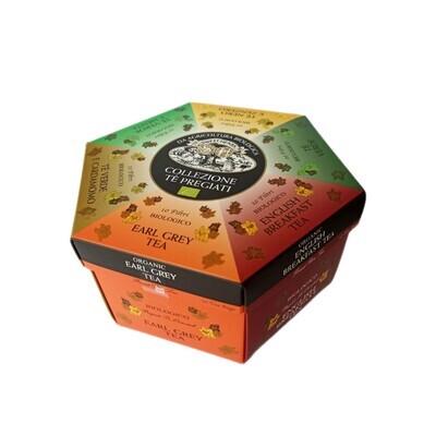 6 flavours gift box 60 tea bags Benessere