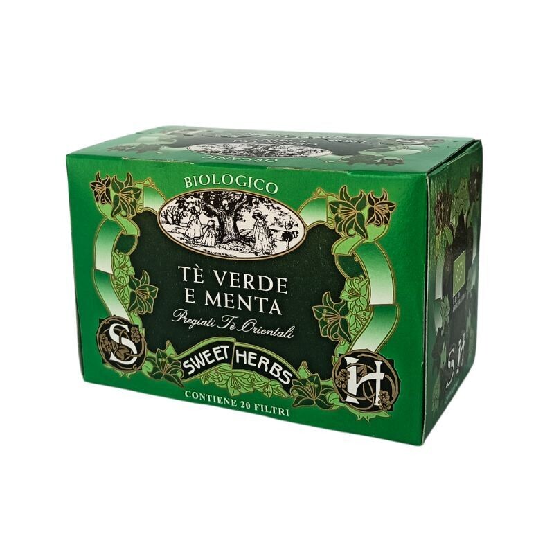 Green tea with peppermint tea BIO 20 tea bags