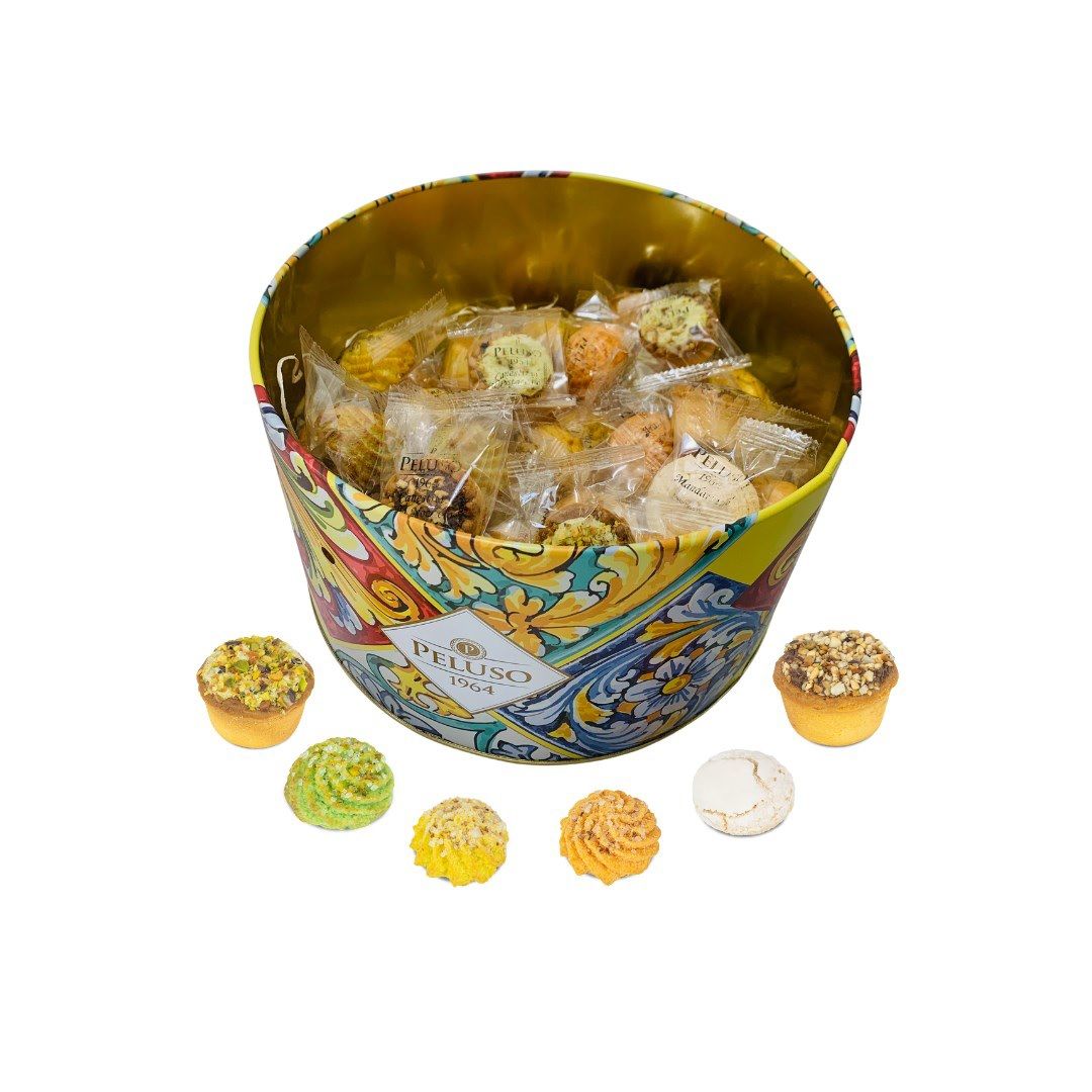 Gift box of handmade sweet delicacies from Sicily, assorted 1 kg