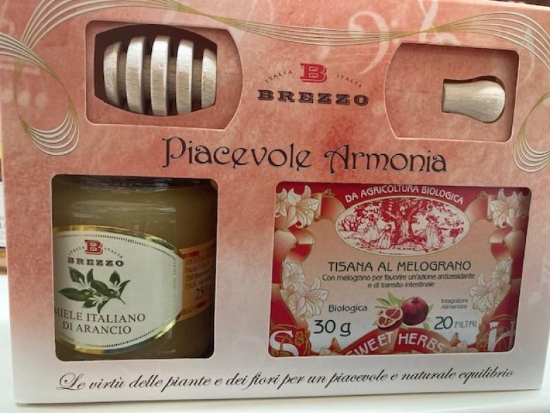 &quot;Pleasant Harmony&quot; gift selection (orange blossom honey and pomegranate tea)