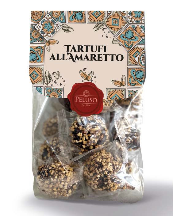 Handmade traditional Sicilian Truffles with Amaretto flavour 250 gr.