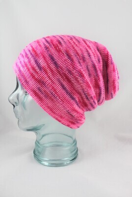 "Magic Hat" in Hot Pink with purple speckles