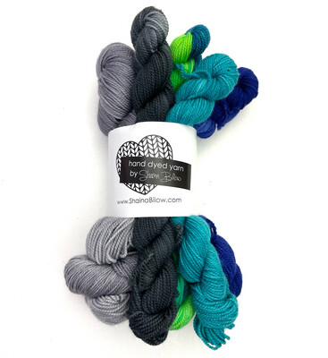 Shaina’s Shawl Bundle - Peacock