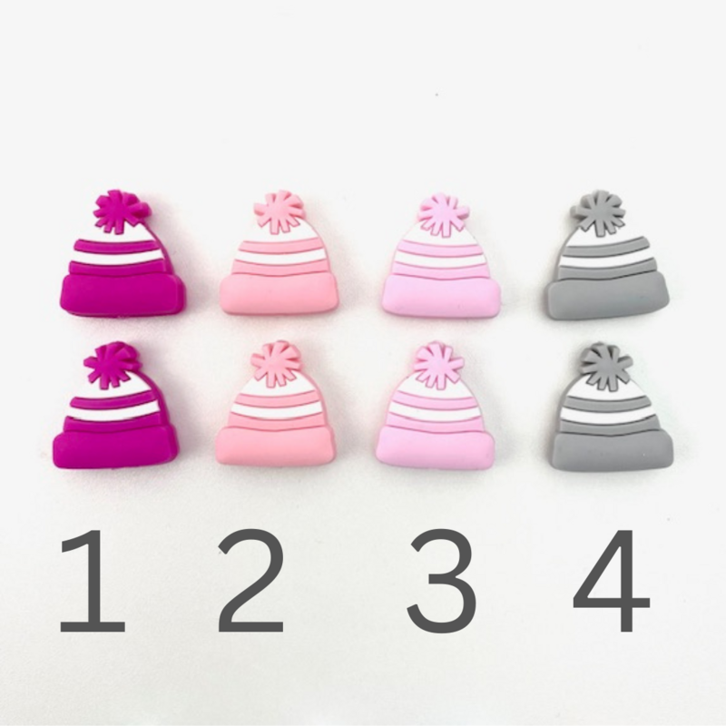 Striped Hat Needle Stoppers