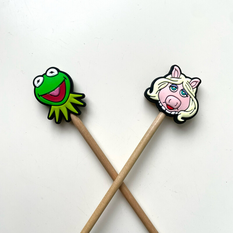 Kermie &amp; Piggy Needle Stoppers