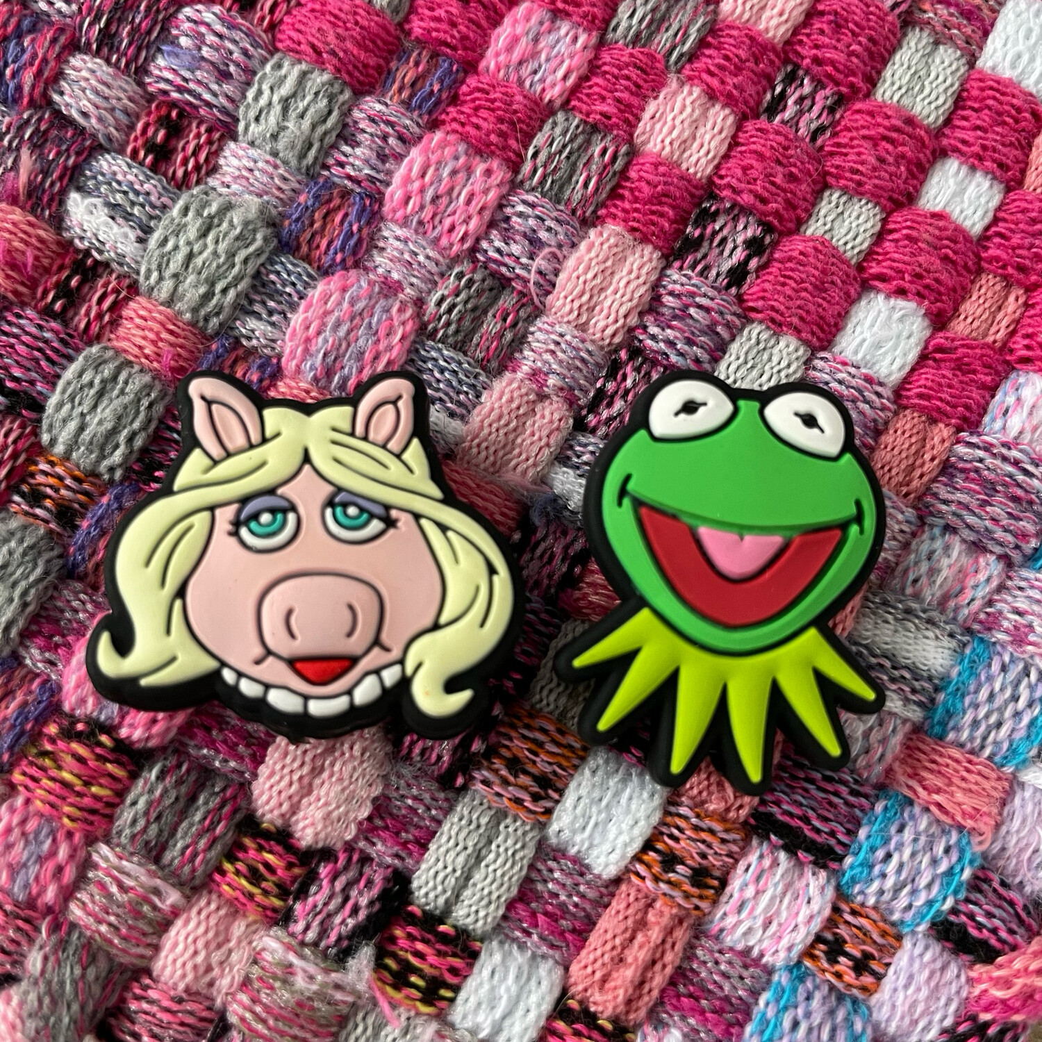 Kermie &amp; Piggy Needle Stoppers