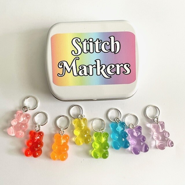 Gummy Bear Stitch Marker Set