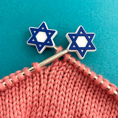 Star of David Needle Stoppers