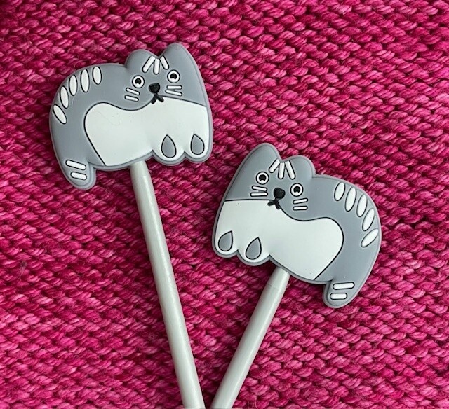 Big Kitty Cat Needle Stoppers