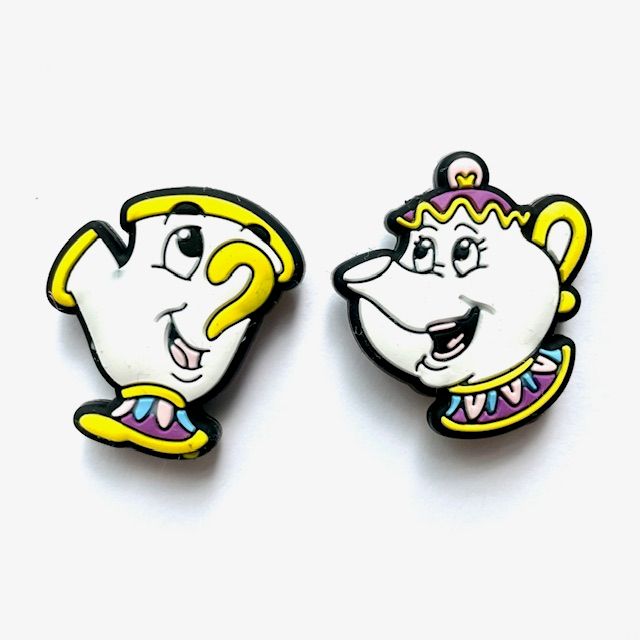 Mrs. Potts and Chip Knitting Needle Stoppers