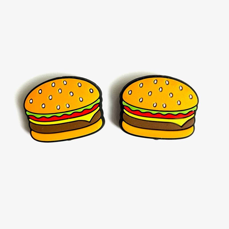 Cheeseburger Knitting Needle Stoppers