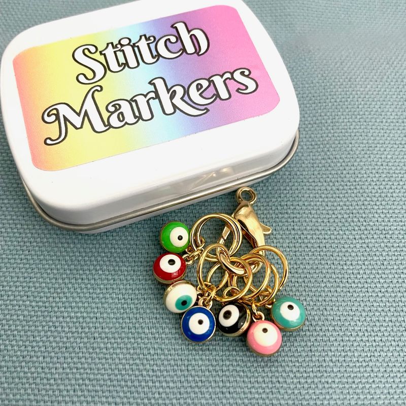 Evil Eye Stitch Marker Set