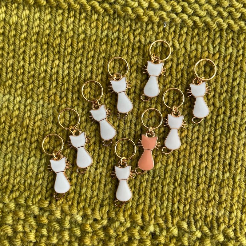 Cat&#39;s Nine Lives Stitch Marker Set (2nd Edition)