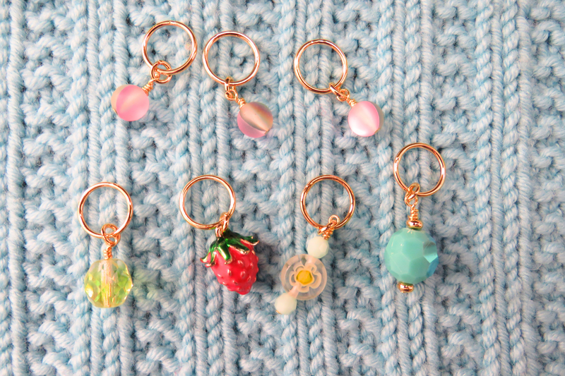Strawberry Patch Stitch Markers