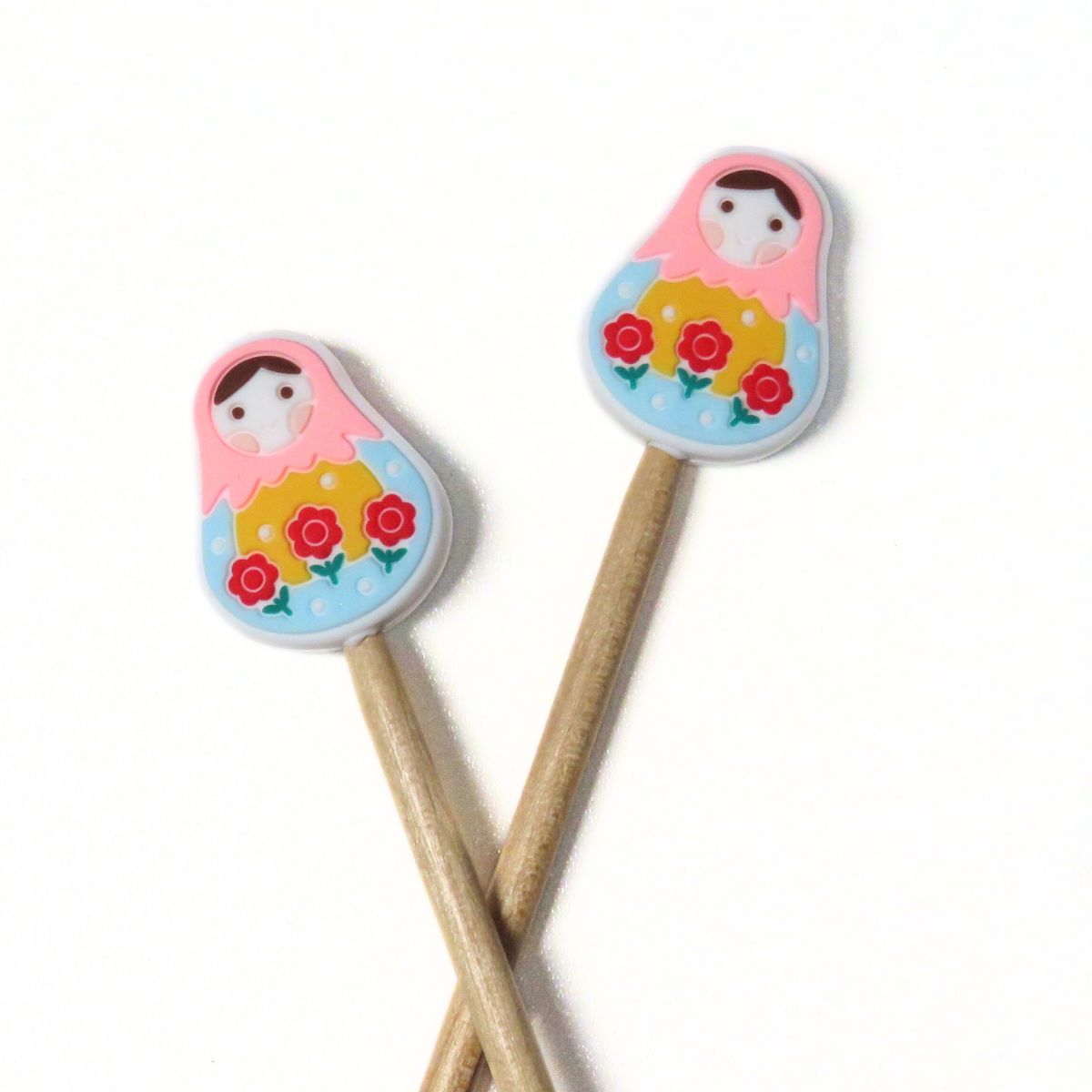 Nesting Doll Needle Stoppers