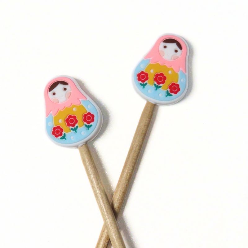 Nesting Doll Needle Stoppers