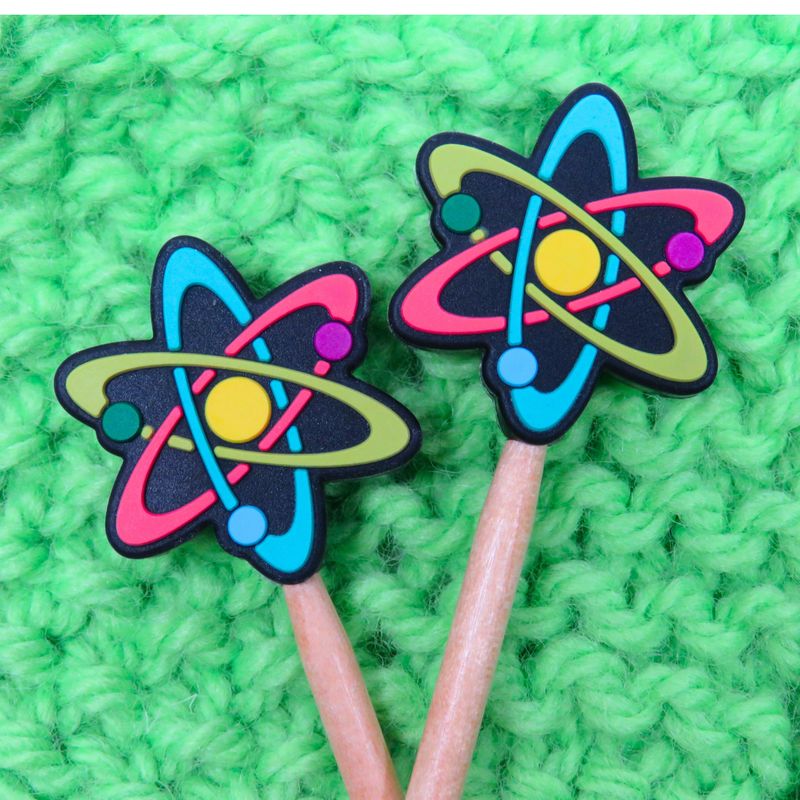Atom Knitting Needle Stoppers