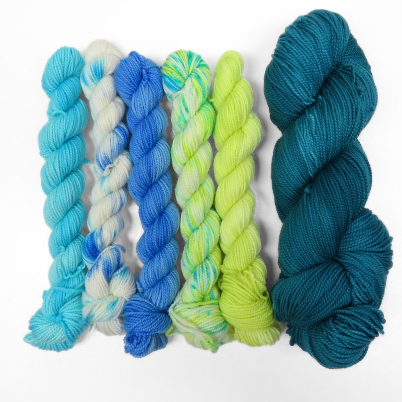 Shaina’s Shawl Bundle - Electric Teal