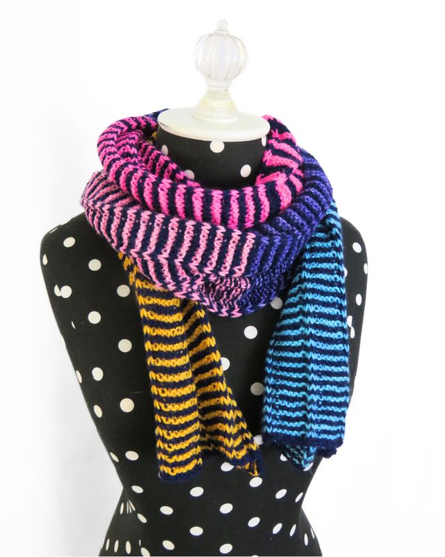 Rainbow Road Trip Scarf