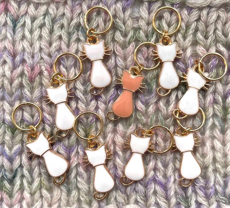 Cat's Nine Lives Stitch Marker Set (2nd Edition)