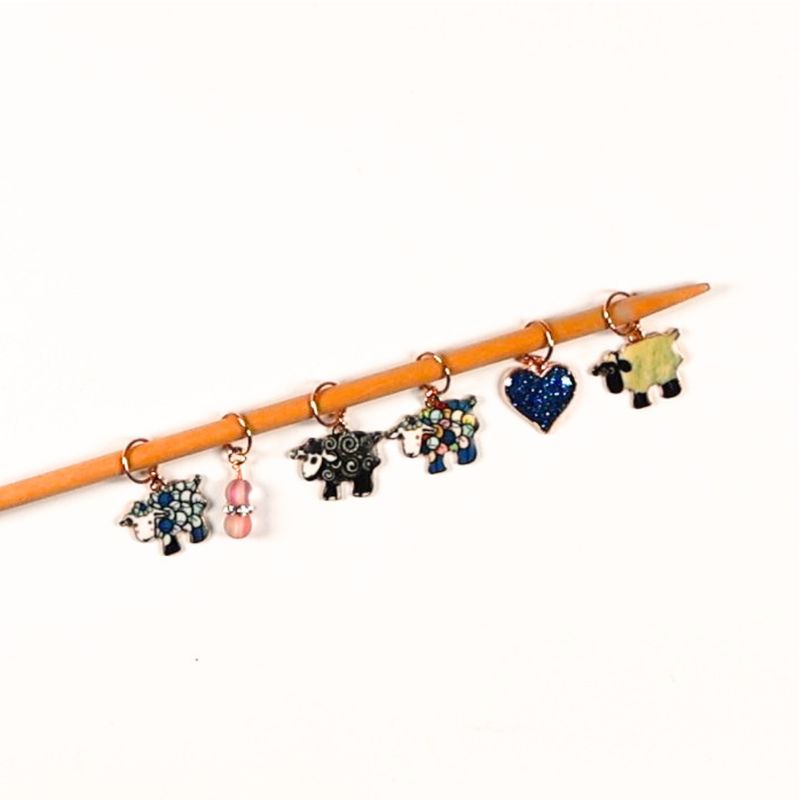 Wool Ewe Be Mine Stitch Marker Set