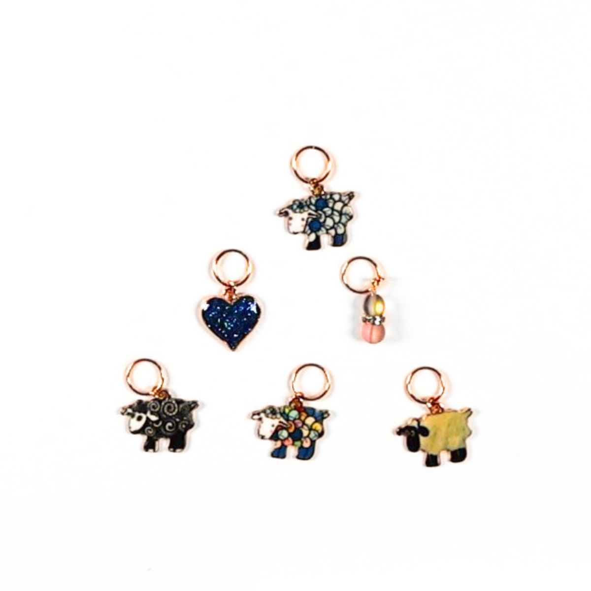 Wool Ewe Be Mine Stitch Marker Set