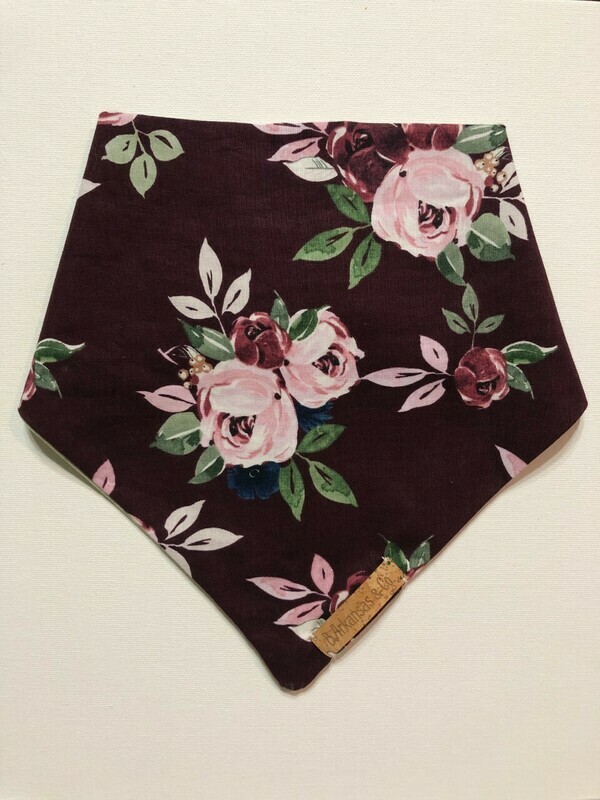 Fall Florals Snap Dog Bandana