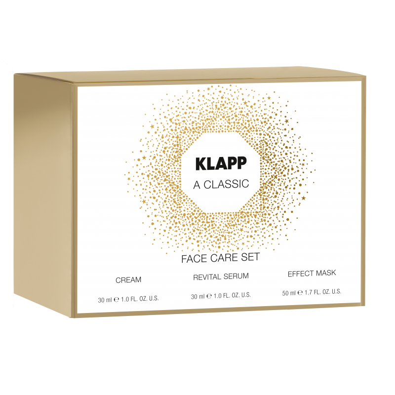 KLAPP® A Classic Face Care Set (Revital Serum + Effect Mask + Cream)