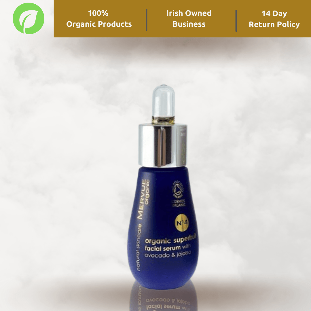 Mervue Organics-organic superfruit facial serum
with avocado & jojoba
15ml