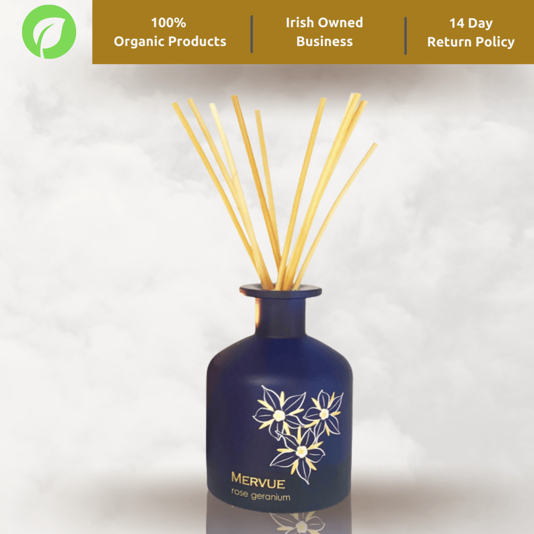 Mervue fragrance diffuser
rose geranium
150ml