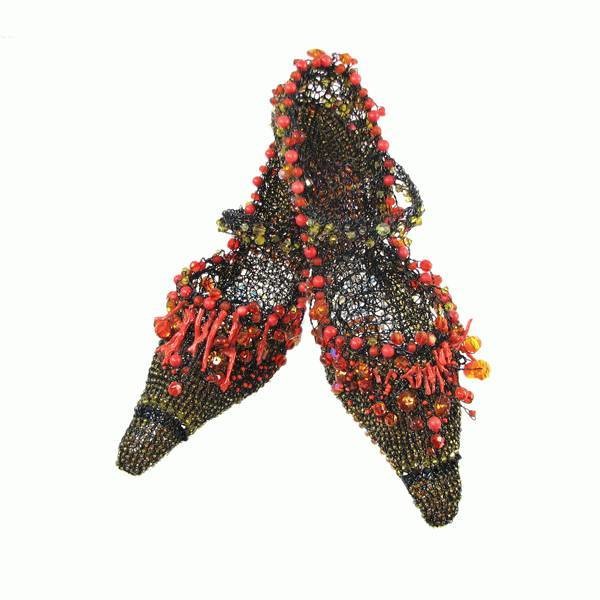 Cinderella&#39;s Beaded Court Shoes