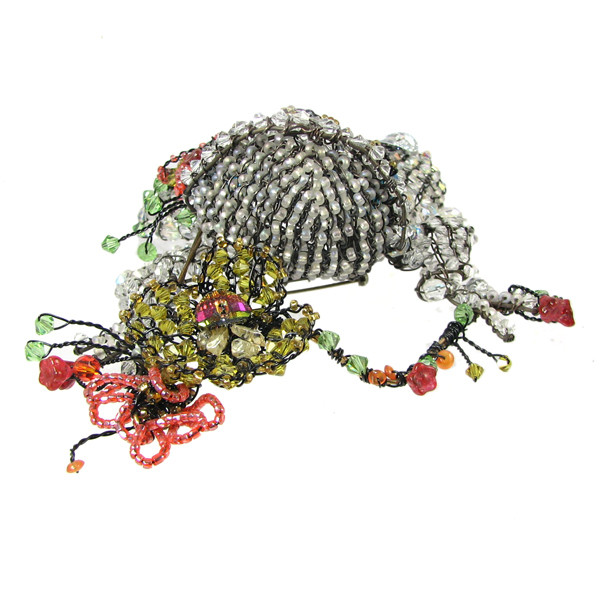 Beadwork Jewelled frog