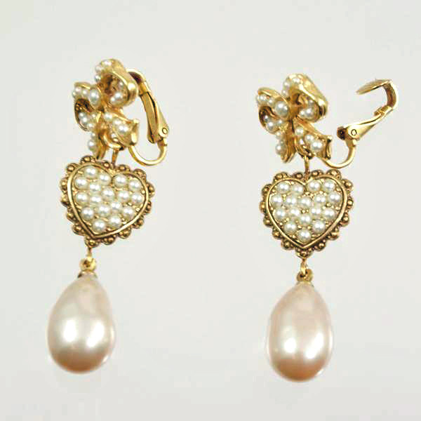 Ribbon and Bow earrings