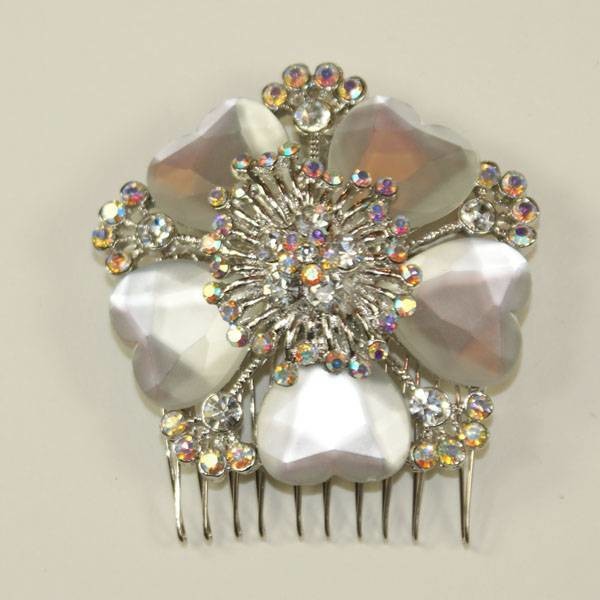 Tudor Rose Bridal Hair Comb