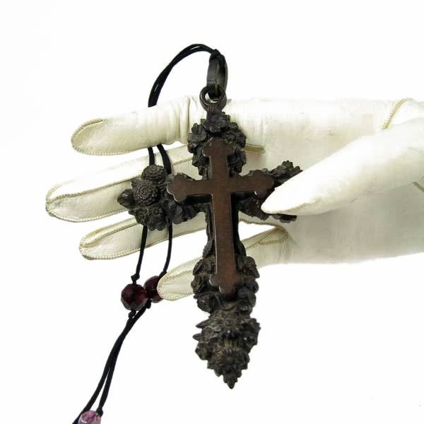 Victorian vulcanite cross