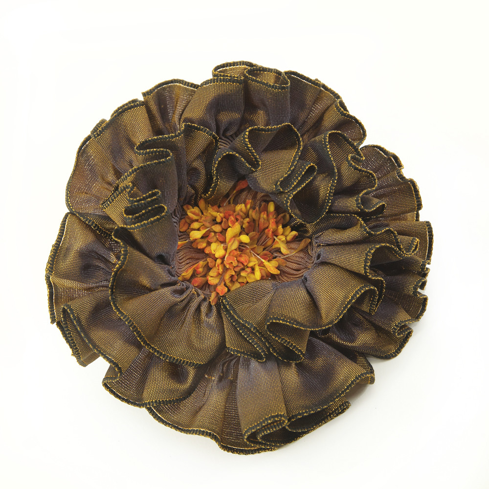 Ribbon-work flower No.6