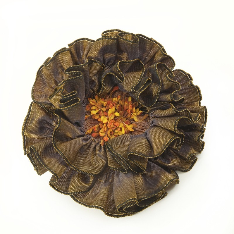 Ribbon-work flower No.6