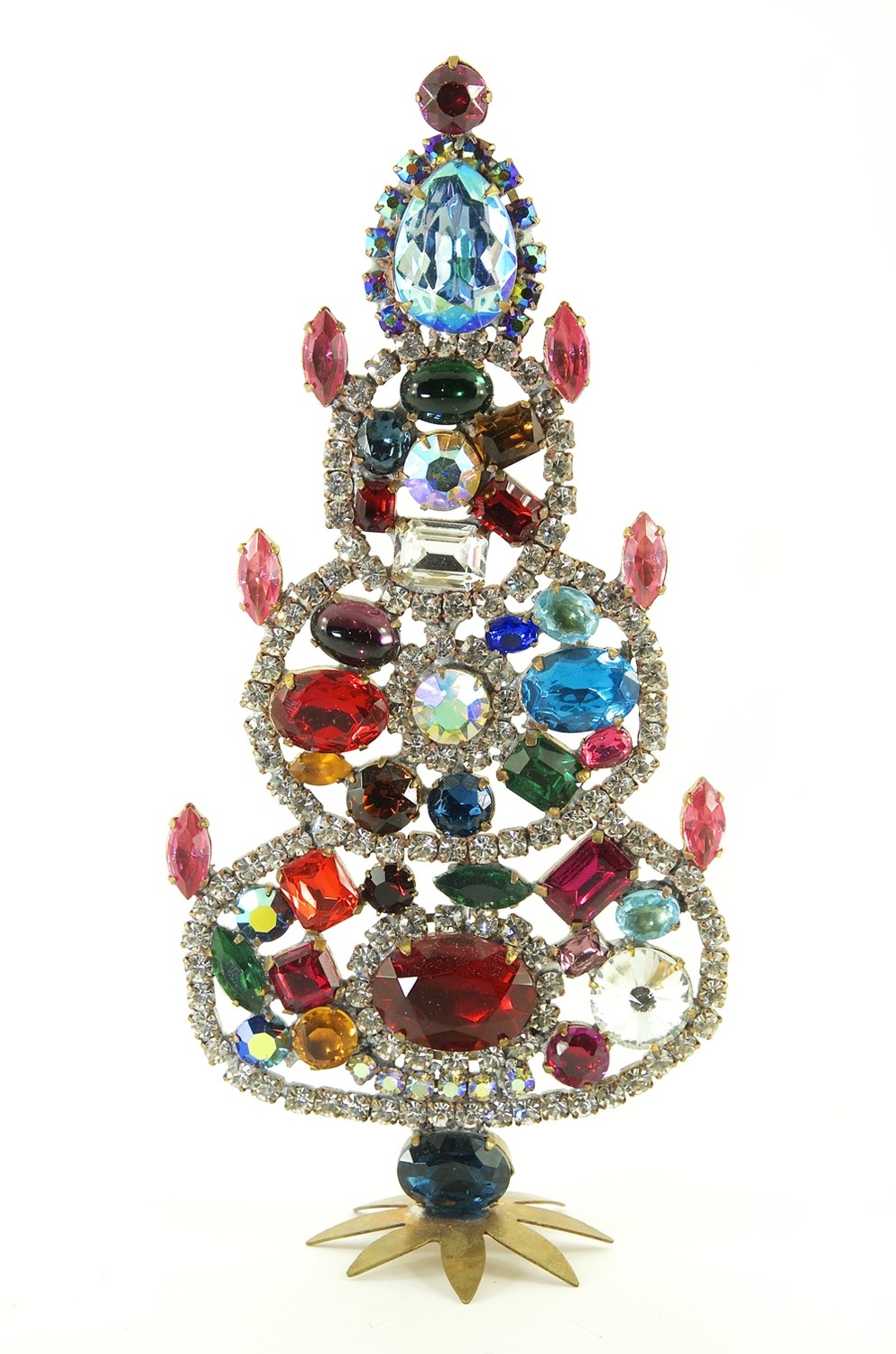 Vintage Jewelled Christmas Tree No.5