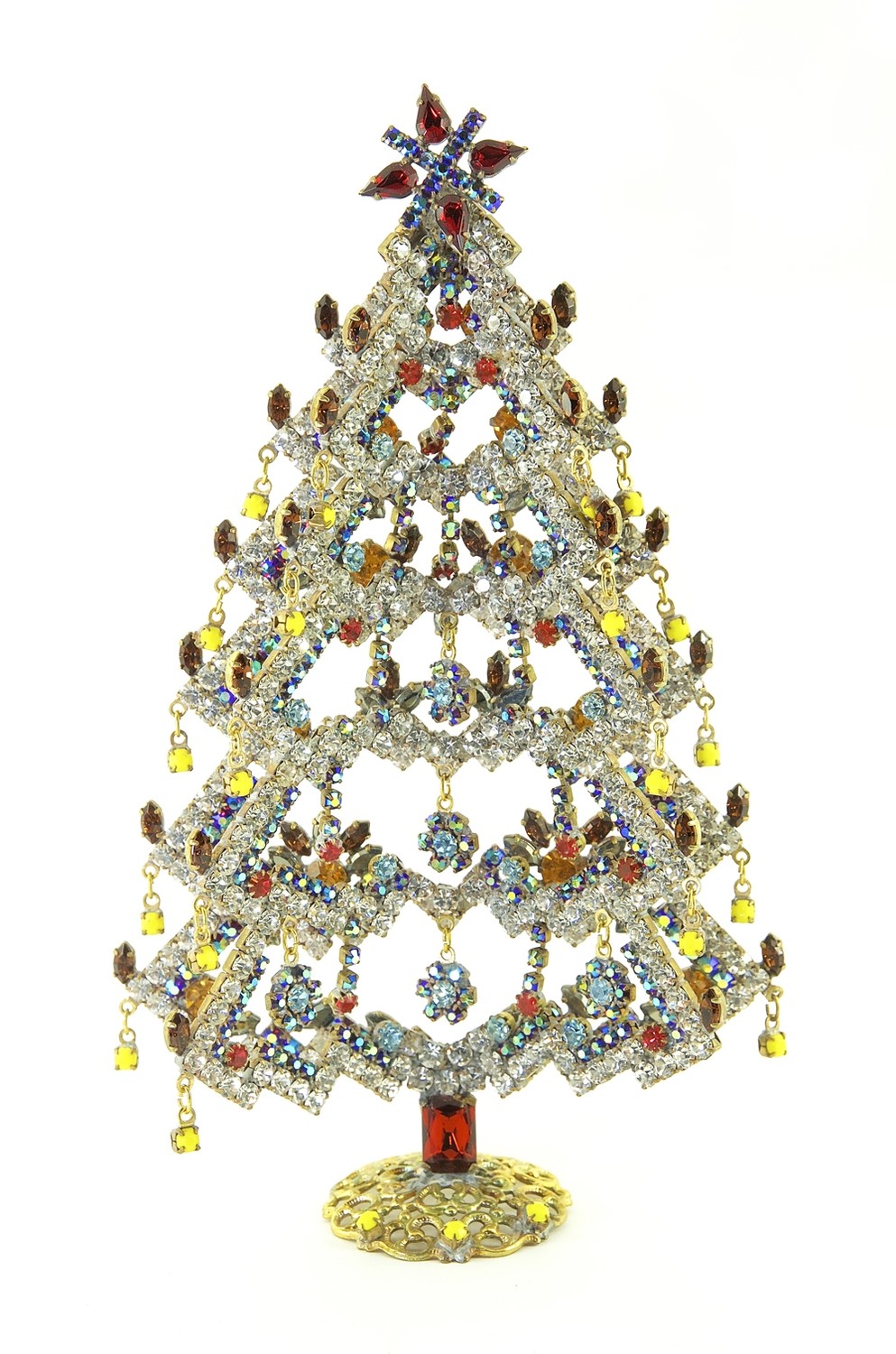 Vintage Jewelled Christmas Tree No.3